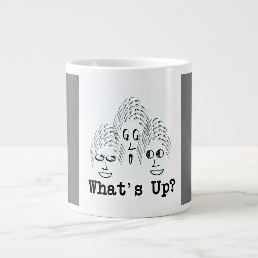 どうしたの？ ジャンボコーヒーマグカップ (正面)