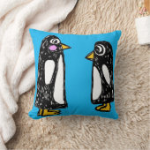 どうしたの？ペンギン装飾用クッション クッション (ブランケット)