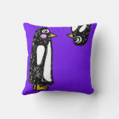 どうしたの？ペンギン装飾用クッション クッション (裏面)
