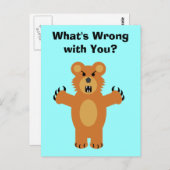 どうしたの? ポストカード (正面/裏面)