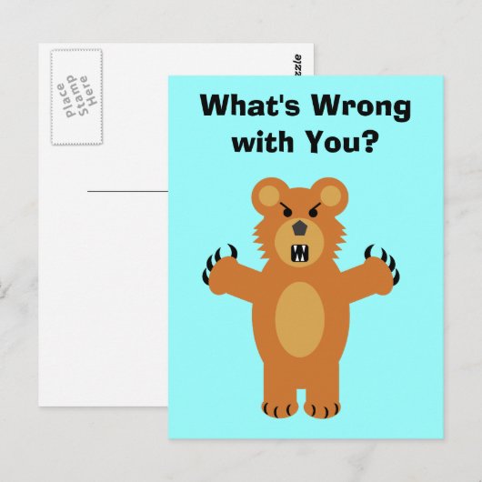 どうしたの？ ポストカード (正面/裏面)