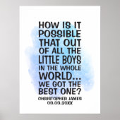 どうしてあの小さな少年たちの内で ポスター (正面)