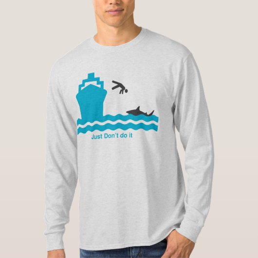 どうしてもそれをしないで下さい Tシャツ (正面)