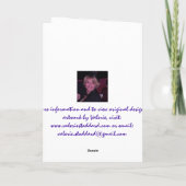 どうしてもカードを、送ります芸術を送らないで下さい! カード (裏面)