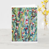 どうしてもカードを、送ります芸術を送らないで下さい! カード (黄色い花)