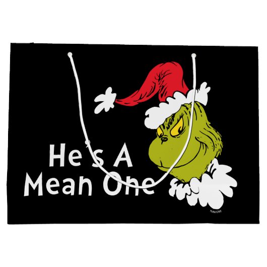 どうしてインチはクリスマスを盗んだか |彼は意地悪だ ラージペーパーバッグ (裏面)