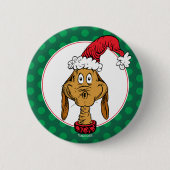 どうしてインチはクリスマスを盗んだか | MaxはNice 缶バッジ (正面)