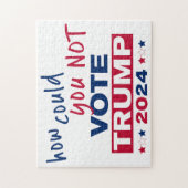 どうしてトランプ2024に投票しないなんてことがあり得るの？ ジグソーパズル (縦)