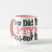 どうして50か？2音式コーヒーマグ マグカップ (正面左)