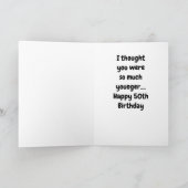 どうして50歳なんて迎えられるの？ カード (内部)