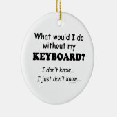 どうしようキーボード セラミックオーナメント (右)