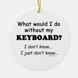 どうしようキーボード セラミックオーナメント