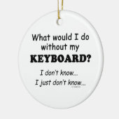 どうしようキーボード セラミックオーナメント (左)