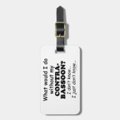 どうしよう、コントラバサーン ラゲッジタグ (正面縦)