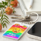 どうするの？ キーホルダー (正面右)