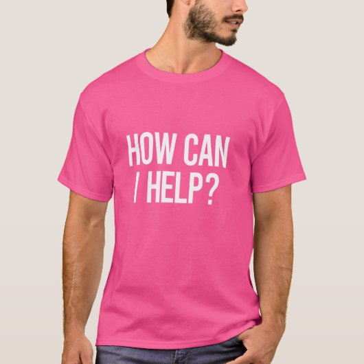 どうすれば助けられる? Tシャツ (正面)