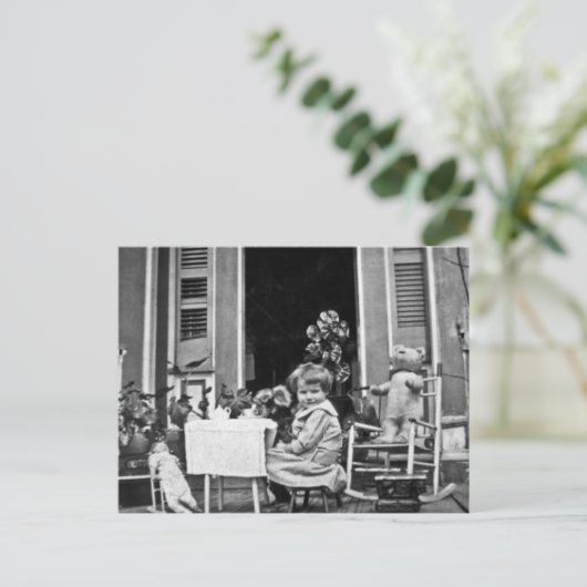 どうぞ茶を入れて下さい ポストカード (スタンド正面)