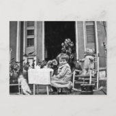 どうぞ茶を入れて下さい ポストカード (正面)