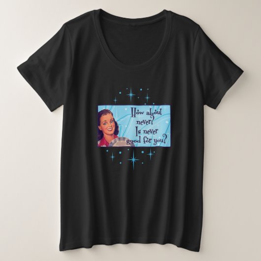 どうですか?大きめのTシャツ プラスサイズTシャツ (デザイン正面)