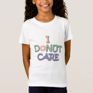 どうでもいいドーナツのダサいフォントデザイン Tシャツ