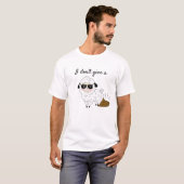 どうでもいい羊が面白い Tシャツ (正面フル)
