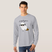 どうでもいい羊が面白い Tシャツ (正面フル)