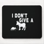 どうでもいい ラットのギフト 面白いロバ、動物ジョーク マウスパッド (正面)