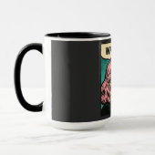 「どうでもいい」レトロコミック マグカップ (左)