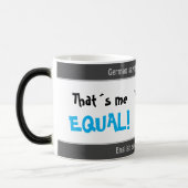 どうでもいい - 馬鹿げたドイツ語の表現！ モーフィングマグカップ (左)