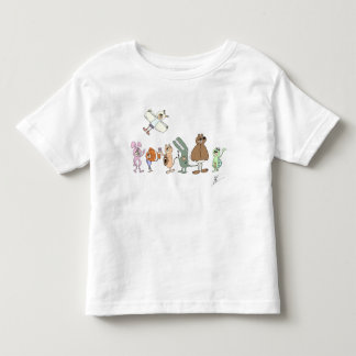 どうぶつたち会合 トドラーTシャツ