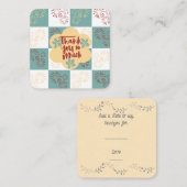 どうもありがとう。 ノートカード (正面/裏面)