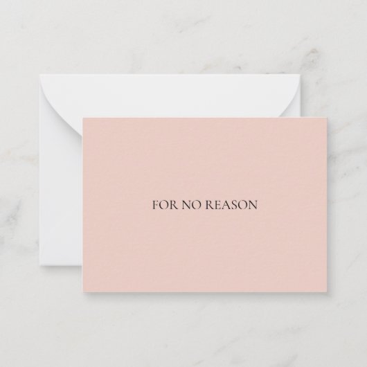 どうもありがとう ノートカード (裏面)