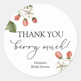 どうもベリー マッチ ラウンドシール