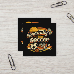 どうやらサッカーが好きらしい スクエア名刺