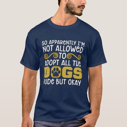どうやら動物保護活動をしているらしい Tシャツ (正面)