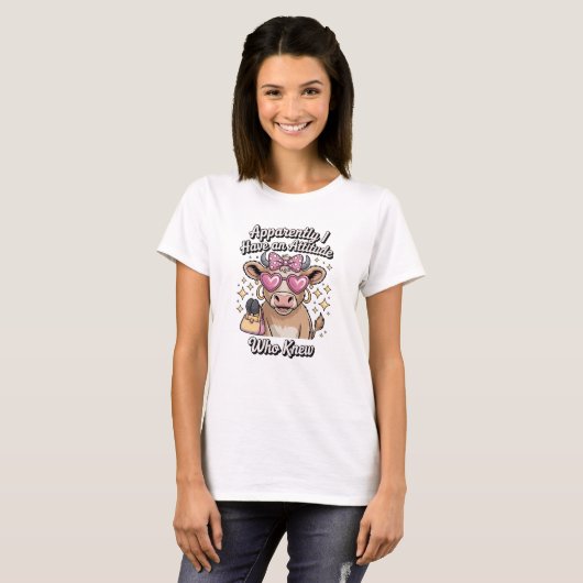 どうやら私には態度があるらしい Tシャツ (正面フル)