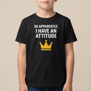 どうやら私には態度があるらしいTシャツ Tシャツ