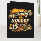 どうやら私はサッカーが好きらしい カード (裏面)