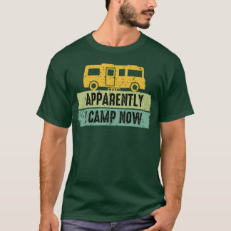どうやら私今キャンプするらしい キャンプ アウトドア ギフト vint tシャツ