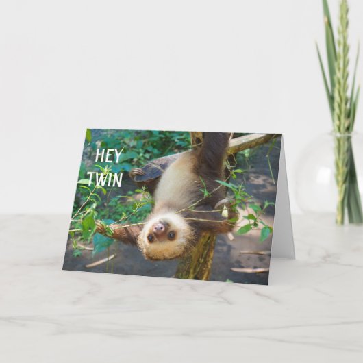 *どう見ても誕生日だ* カード (正面)