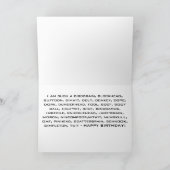 どう言えばいいの?遅れた誕生日 カード (内部)