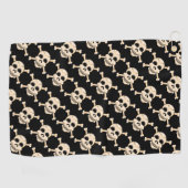 どくろ印のスポーツタオル ゴルフタオル (横)