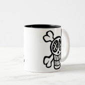 どくろ印のマグ ツートーンマグカップ (正面右)