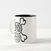 どくろ印のマグ ツートーンマグカップ (正面左)