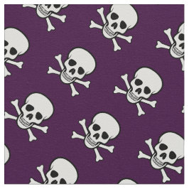 どくろ印パターン ファブリック