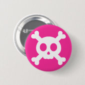 どくろ印ボタン 缶バッジ (正面&裏面)