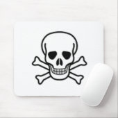 どくろ印 マウスパッド (マウス)