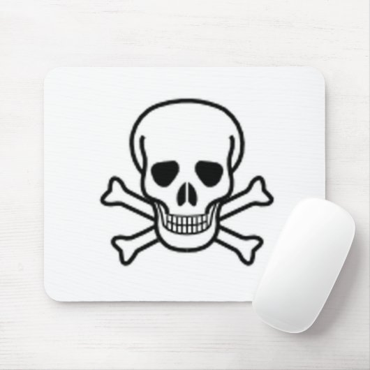 どくろ印 マウスパッド (マウス)