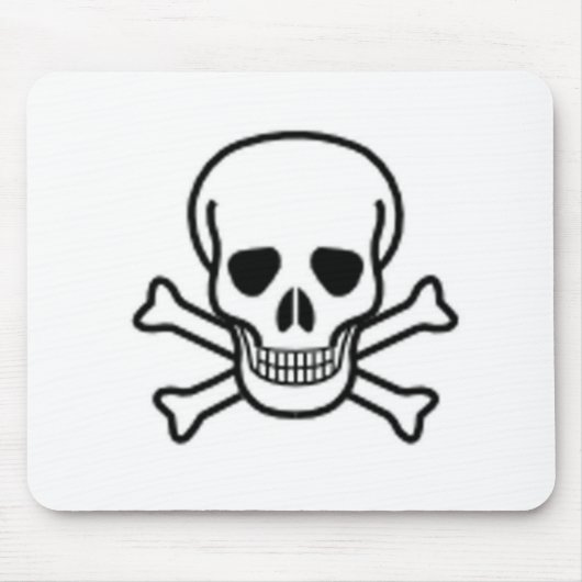 どくろ印 マウスパッド (正面)