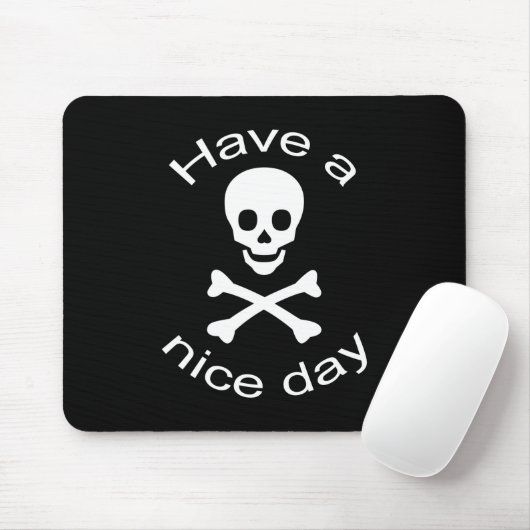 どくろ印 マウスパッド (マウス)